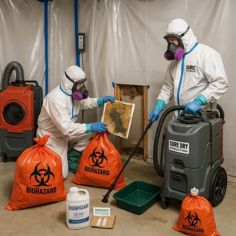Contaminated Water Handling Protocols process in Princes Lakes, IN